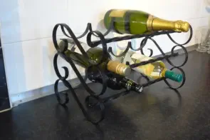 12 Bottle wine rack Wimborne wrought iron works