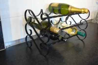 12 Bottle wine rack Wimborne wrought iron works