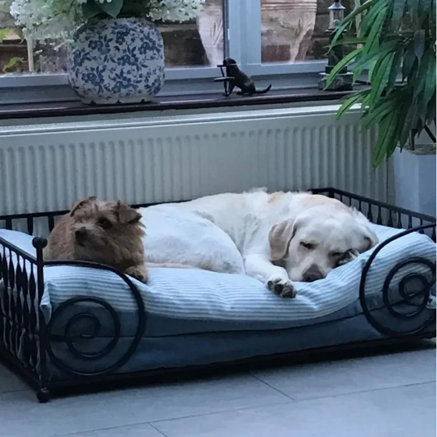 Dog bed LUXURY LARGE WROUGHT IRON DOG BED FRAME Wimborne wrought iron works