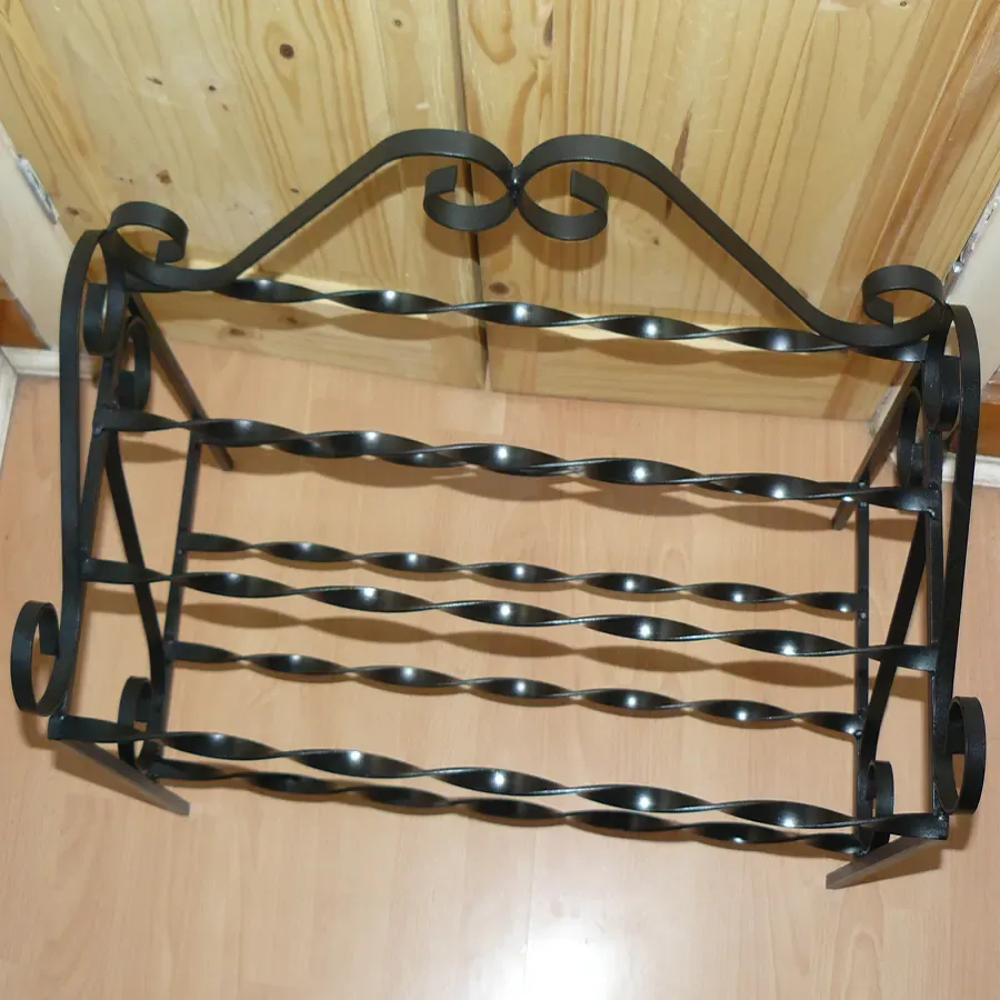 decorative 6 pair shoe rack / organiser Wimborne wrought iron works
