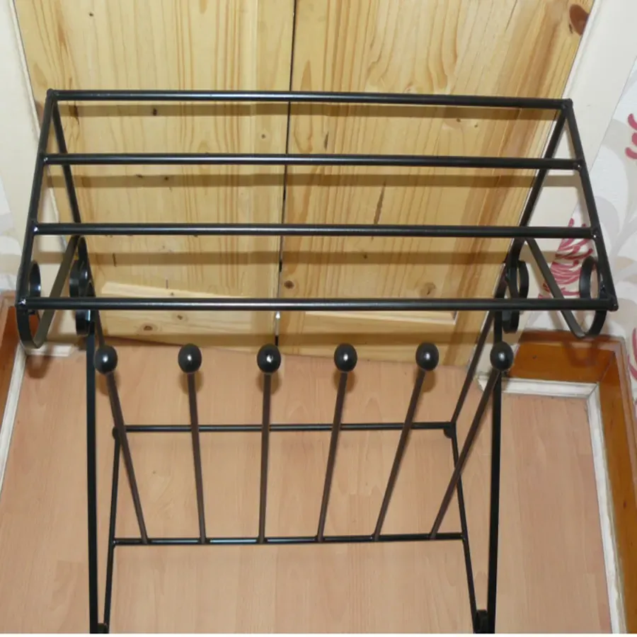 Welly boot / shoe rack organiser with prongs for boot shelf for shoes