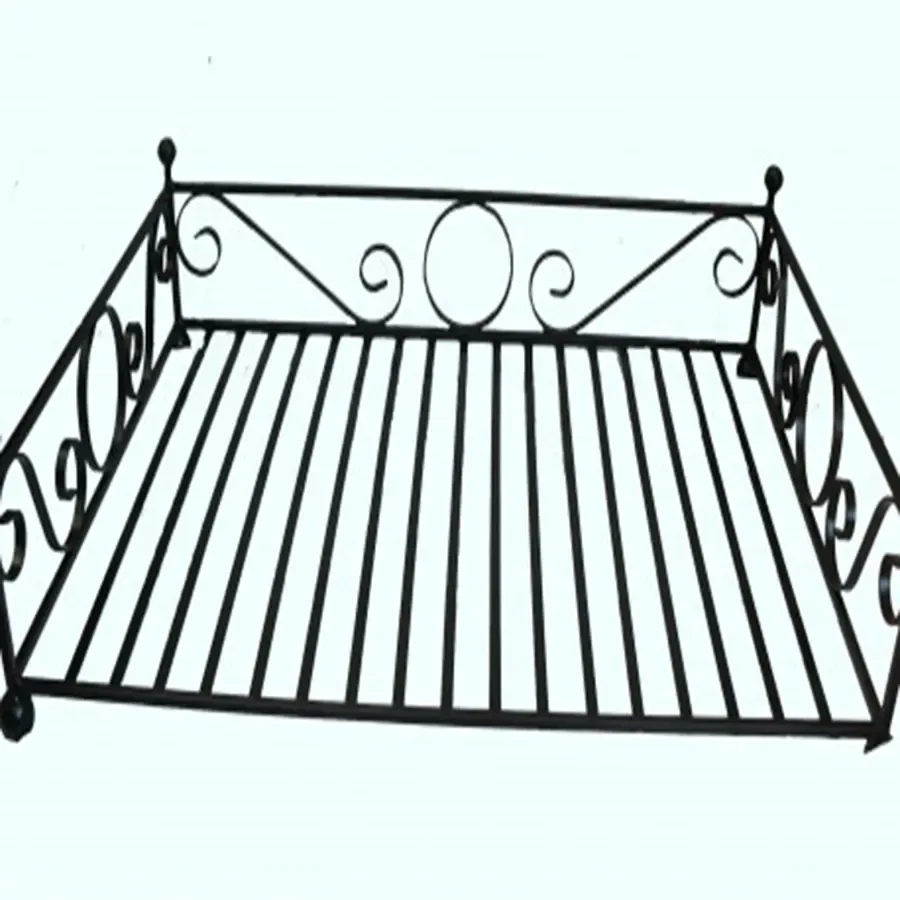 Large wrought iron dog bed frame bulldog style Wimborne wrought iron works