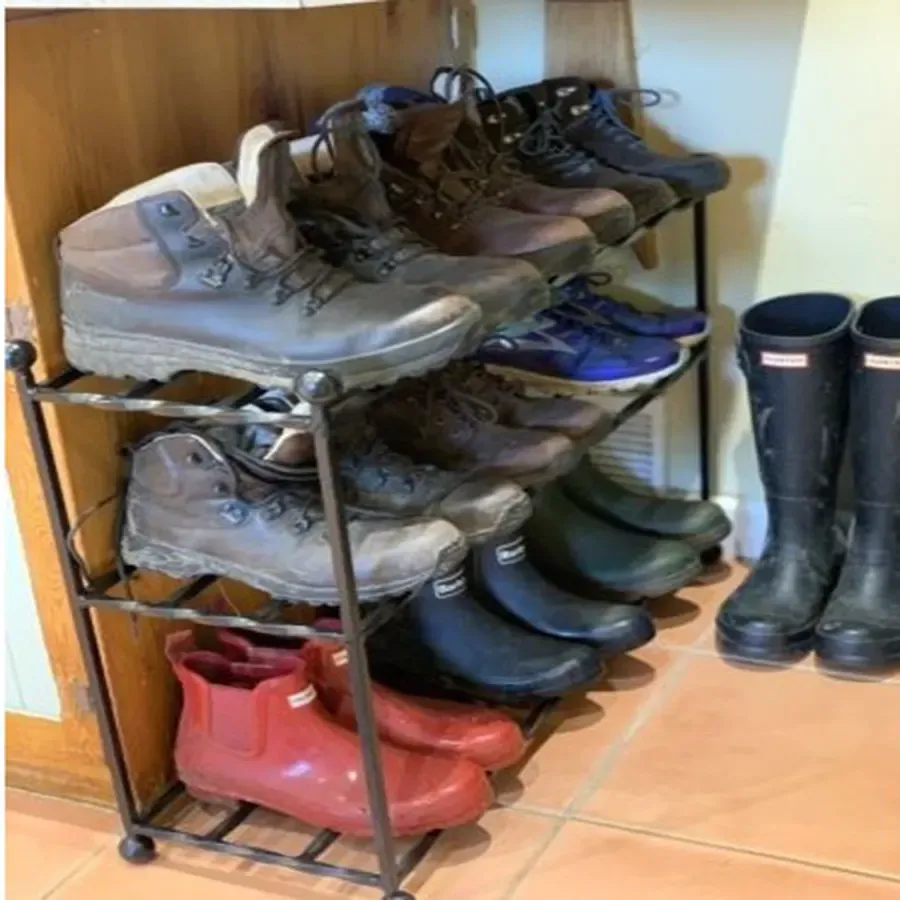 The hikers boot / shoe organiser rack storage Wimborne wrought iron works