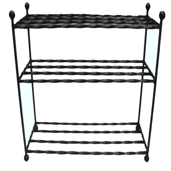 Hikers boot strorage rack for up to 12 boot shoe rack wrought iron