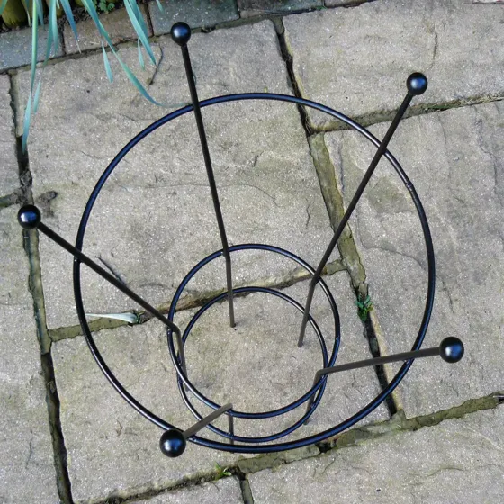 Peony plant support 8mm wrought iron heavy duty Wimborne wrought iron works
