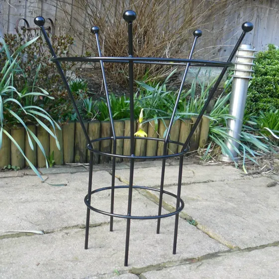 Peony plant support 8mm wrought iron heavy duty Wimborne wrought iron works