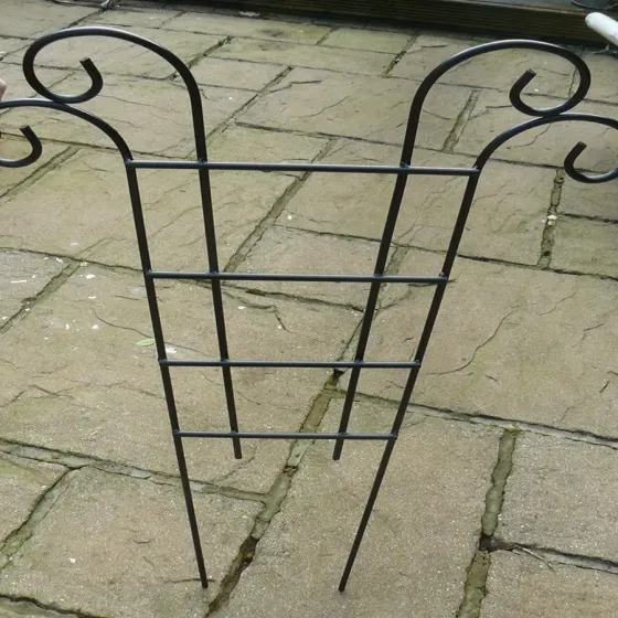 Herbaceous & Rose support 8mm wrought iron heavy duty Wimborne wrought iron works