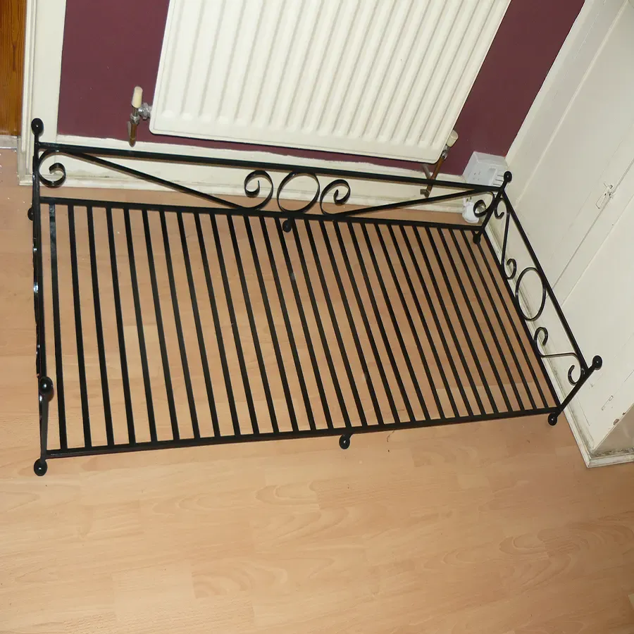 Sixty inch long dog bed hand crafted Wimborne wrought iron works