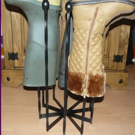 Wellington welly boot holder rack stand Carousel 5 pair